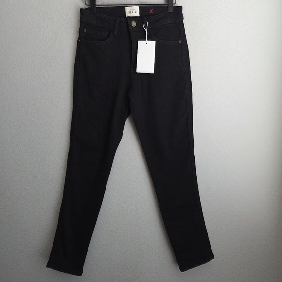 Sezane Slim Parfait Jeans in Black size 30 NWT - Picture 5 of 10